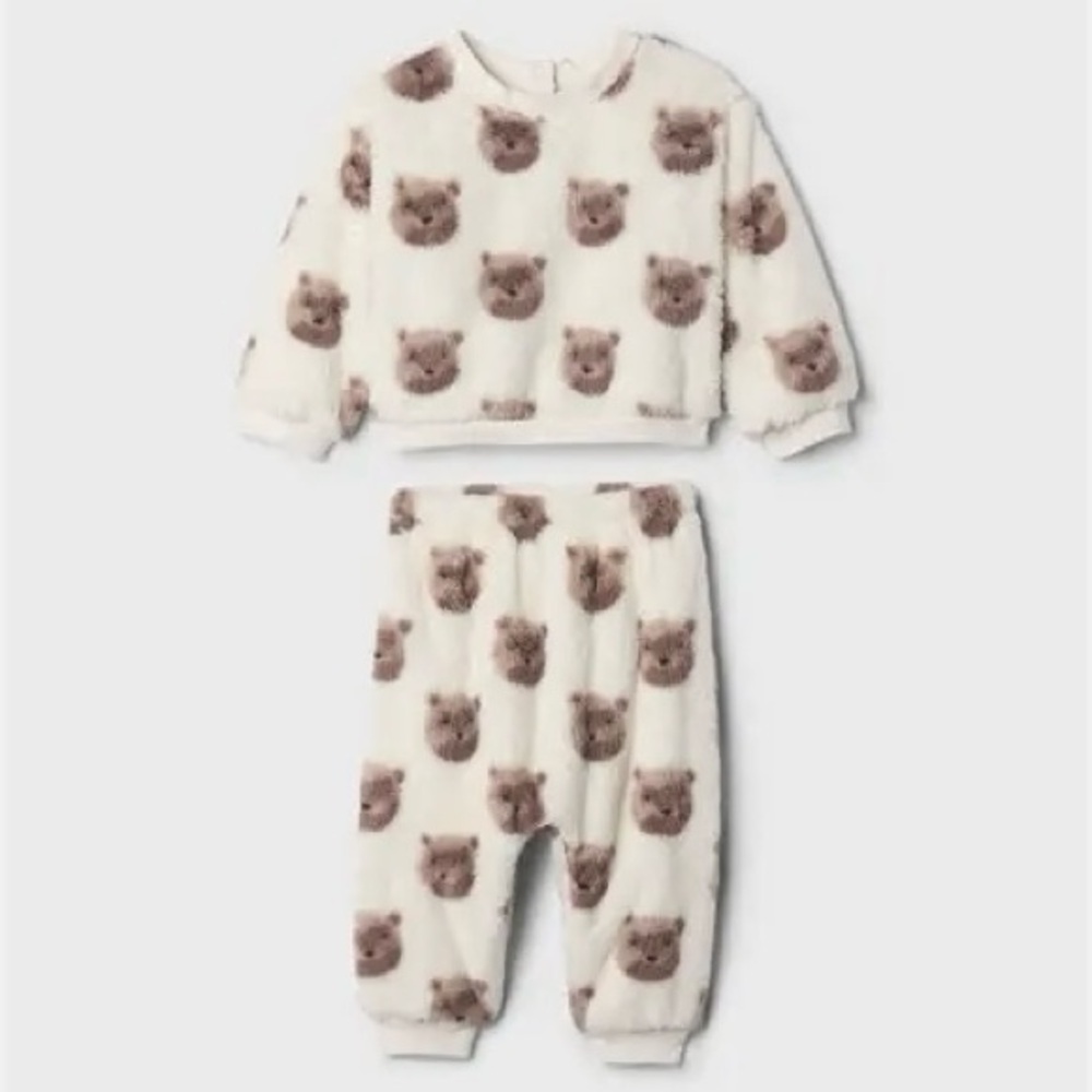 New Gap Baby Sherpa Brannan Bear Outfit